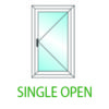 single open
